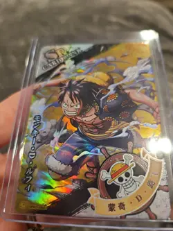 One Piece Holo Foil OPO1-SR01 Collector Trading Card Monkey D Luffy - Image 4