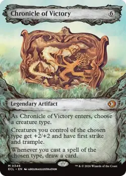 Chronicle of Victory (Showcase) - Near Mint MTG Lorwyn Eclipsed - Image 1