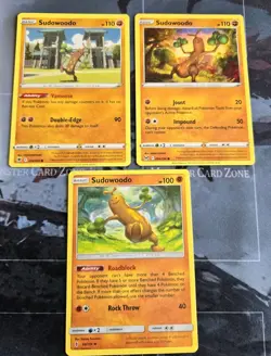 Sudowoodo 3-Card Lot Regular, Guardian Rising, Lost Origin, Astral Rad, Pokemon - Image 1