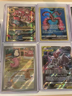Team Rocket's Moltres ex 7 Card Lot Chansey Venusaur Raboot Samurott Mew Mewtwo - Image 3