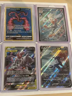 Team Rocket's Moltres ex 7 Card Lot Chansey Venusaur Raboot Samurott Mew Mewtwo - Image 4