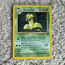 Vintage 1990s Pokemon 7 Card Lot with Holo Nidoking Blastoise Victreebel - Image 4