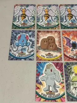 Pokemon Topps 1999 TV Animated Series 1 & 2 Lot of 19 Cards (Doubles) - Image 2
