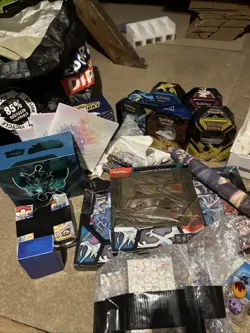 Huge Joblot Pokemon Cards, (XY, SV, SM, SH). Opened Packs, ETB, Collection Boxes - Image 2