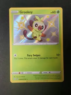 Grookey - SV004/SV122 - Pokemon Shining Fates Sword Shield Shiny Rare Card NM - Image 1