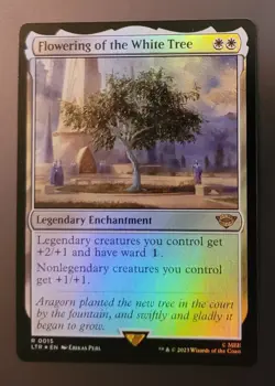 Flowering of the White Tree Foil LOTR MTG NM Magic the Gathering - Image 1