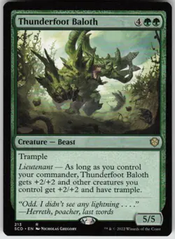 THUNDERFOOT BALOTH 213 RARE MAGIC: THE GATHERING LP - Image 1
