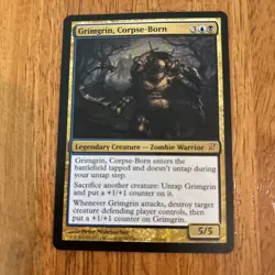 MTG Grimgrin, Corpse-Born Innistrad 214/264 Regular LP Non-Foil Mythic - Image 1