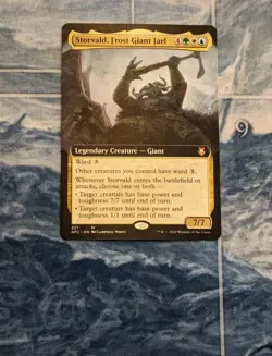 Magic the Gathering MTG - Storvald, Frost Giant Jarl - AFC - Extended Art - Image 1