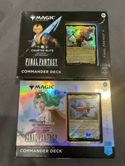 Magic MTG Final Fantasy Collectors Commander Deck Revival Trance + Counter Blitz - Image 1