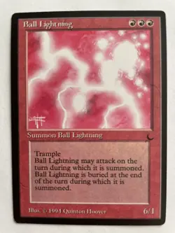 Magic: The Gathering - Ball Lightning - The Dark - Image 1