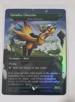 Paradise Chocobo - Birds of Paradise (Borderless) Commander: Final Fantasy Foil - Image 1