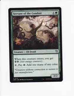 MAGIC THE GATHERING MTG COMMANDER: AETHERDRIFT SERVANT OF THE CONDUIT - Image 1