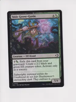 MAGIC THE GATHERING MTG LORWYN ECLIPSED STOIC GROVE-GUIDE (#1) - Image 1