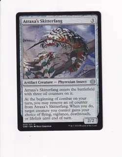 MAGIC THE GATHERING MTG PHYREXIA ALL WILL BE ONE ATRAXA'S SKITTERFANG (X) - Image 1
