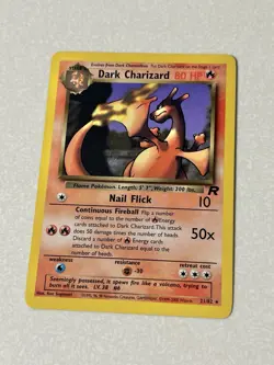 Rare Pokemon Card: DARK CHARIZARD - #21/82 Team Rocket - Image 1