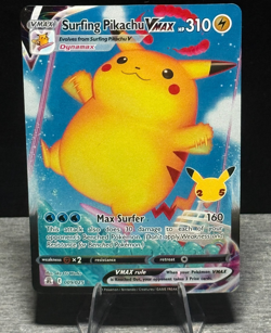 Surfing Pikachu VMAX (009/025) Ultra Rare | Pokemon TCG Celebrations | Near Mint - Image 1