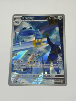 Metang 094/086 Pokemon Card TCG ME:04 Chaos Rising Illustration Rare NM English - Image 1