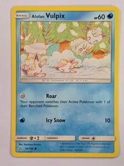 ALOLAN VULPIX - 30 / 156 - NM - Ultra Prism - Image 1