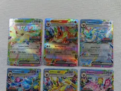 Prismatic Evolutions Complete Surprise Box Stamped Promo Complete Set 9 EX Cards - Image 3