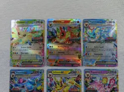 Prismatic Evolutions Complete Surprise Box Stamped Promo Complete Set 9 EX Cards - Image 4