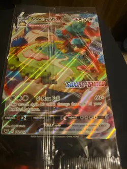 Pokemon Card Snorlax VMAX 142/202 JUMBO SEALED - Image 1