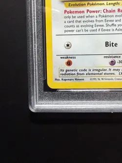 PSA9 Eevee JR Stamp Rally English Promo Pokemon Card MINT 9 - Image 4