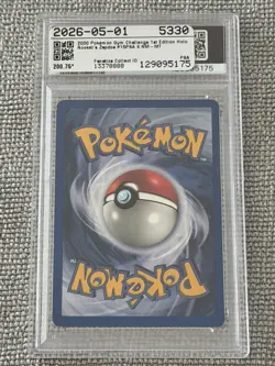 1st Edition ROCKET’S ZAPDOS Gym Challenge PSA 8 Pokemon Card 15/132 2000 - Image 2