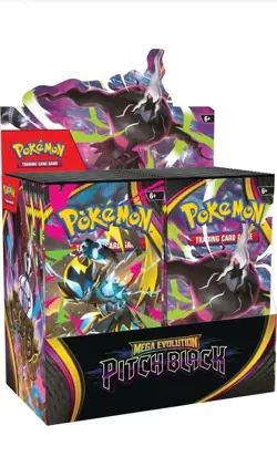 Pokemon TCG: Mega Evolution-Pitch Black Booster Display Box— PRESALE CONFIRMED - Image 1