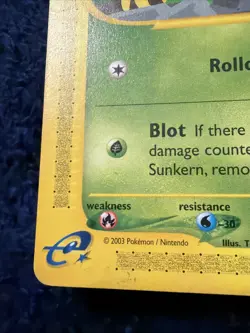 Pokemon Skyridge Sunkern 106/144 Vintage LP - Image 5