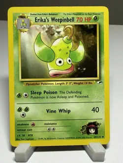Pokemon TCG Erika's Weepinbell Gym Heroes 49/132 Unlimited - Image 3