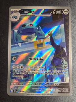 Metang 094/086 NM ME04: Chaos Rising Shiny Rare Pokemon - Image 1