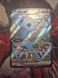 Pokemon TCG: Mew ex 216/091 - SV Paldean Fates Shiny Ultra Rare Full Art NM - Image 1