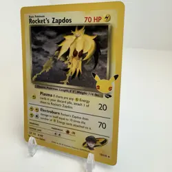 Pokemon TCG Rockets Zapdos Holo Classic Collection 15/132 Celebrations - Image 2
