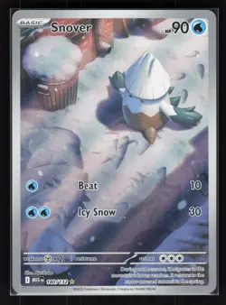 Snover - Holo Illustration Rare Pokemon ME01: Mega Evolution 140/132 NM - Image 1