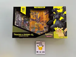 Pokemon TCG Pikachu & Zekrom GX Premium Collection Box New Factory Sealed - Image 1