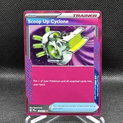 Pokemon TCG, Scoop Up Cyclone 128/131 - Prismatic Evolutions - Ace Spec Trainer - Image 1