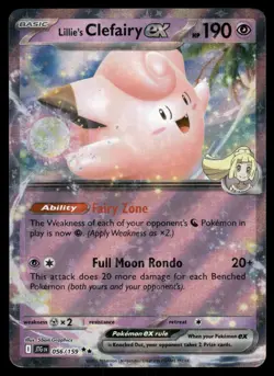 Lillie's Clefairy ex 056/159 Double Rare Journey Together Pokemon Near Mint - Image 1