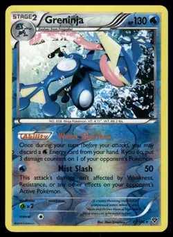 Greninja 41/146 Holo Rare XY Pokemon Reverse Holo Near Mint - Image 1