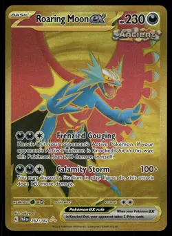 Roaring Moon ex 262/182 Hyper Rare Paradox Rift Pokemon Near Mint - Image 1