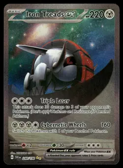 Iron Treads ex 248/198 Special Illustration Rare Scarlet & Violet Pokemon NM - Image 1