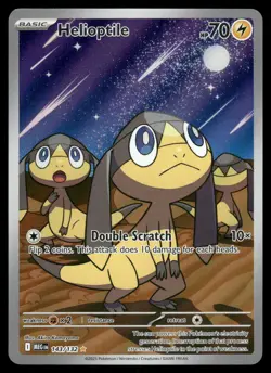 Helioptile 143/132 Illustration Rare Mega Evolution Pokemon Near Mint - Image 1