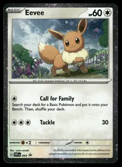 Eevee 043 Holo Promo Scarlet & Violet Promo Pokemon Holo Near Mint - Image 1