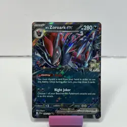 Pokemon N's Zoroark ex 098/159 Sv09: Journey Together Double Rare NM - Image 1