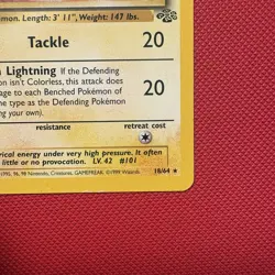 Pokemon Vintage Non-Holo Rare Electrode 18/64 Jungle WotC 1999 - Image 4