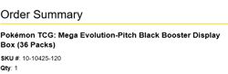 Pokemon Pitch Black Booster Box **PRE ORDER ** - Image 2