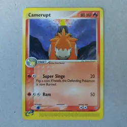 Camerupt 24/97 Non-Holo Uncommon EX Dragon Nintendo Pokemon Card - Image 1