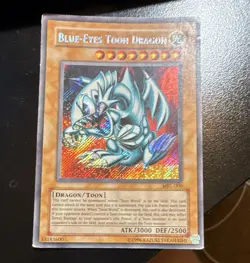 Yu-Gi-Oh! Blue-Eyes Toon Dragon Magic Ruler Secret Rare Unlimited Holo 3000/2500 - Image 1