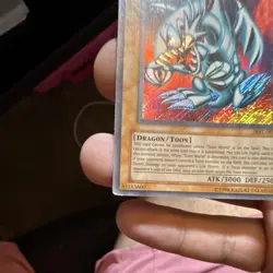 Yu-Gi-Oh! Blue-Eyes Toon Dragon Magic Ruler Secret Rare Unlimited Holo 3000/2500 - Image 4