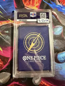 PSA 10 Dead Man's Game OP12-037 Rare Alt Art Holo ONE PIECE CCG EN 2025 Zoro - Image 2